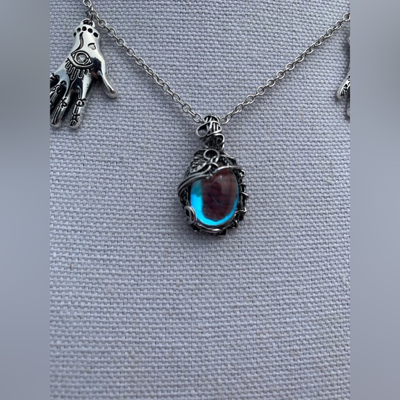 New hand crafted necklace evil eye, protection - Picture 5 of 9